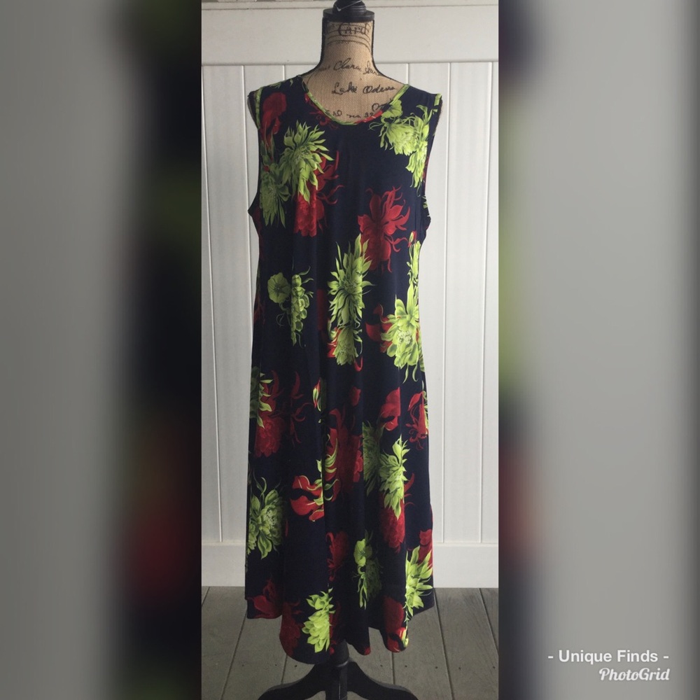 NWT-Floral Umbrella Dress-Xl
